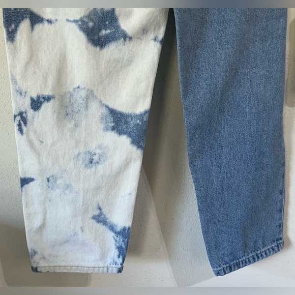 SHEIN Two-Tone Blue and White Women's Jeans - Picture 8 of 10